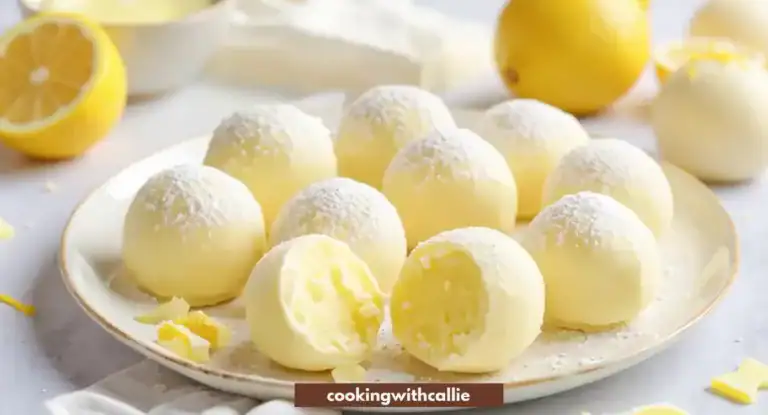 Creamy Lemon Truffles Recipe