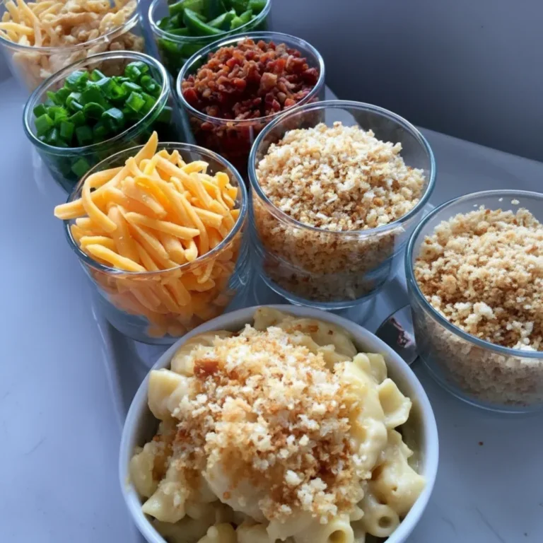 Creamy Mac And Cheese Buffet