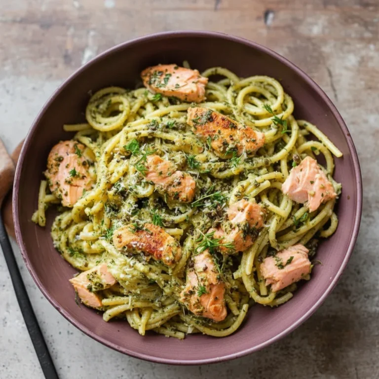 Creamy Salmon Pesto Pasta Recipe: An Easy & Delicious Dinner
