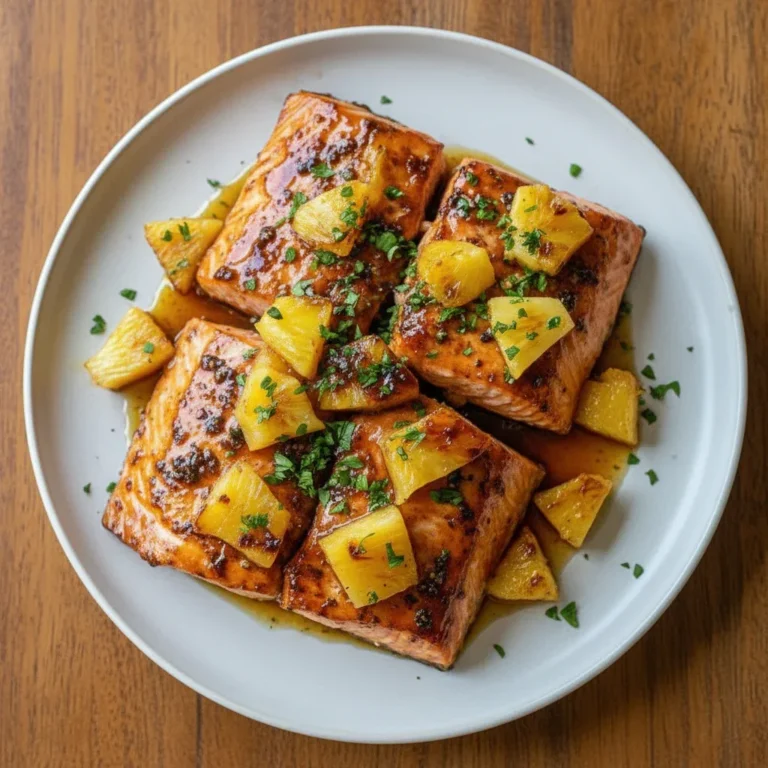 Honey Pineapple Salmon – Sweet, Tangy, and Perfectly Glazed