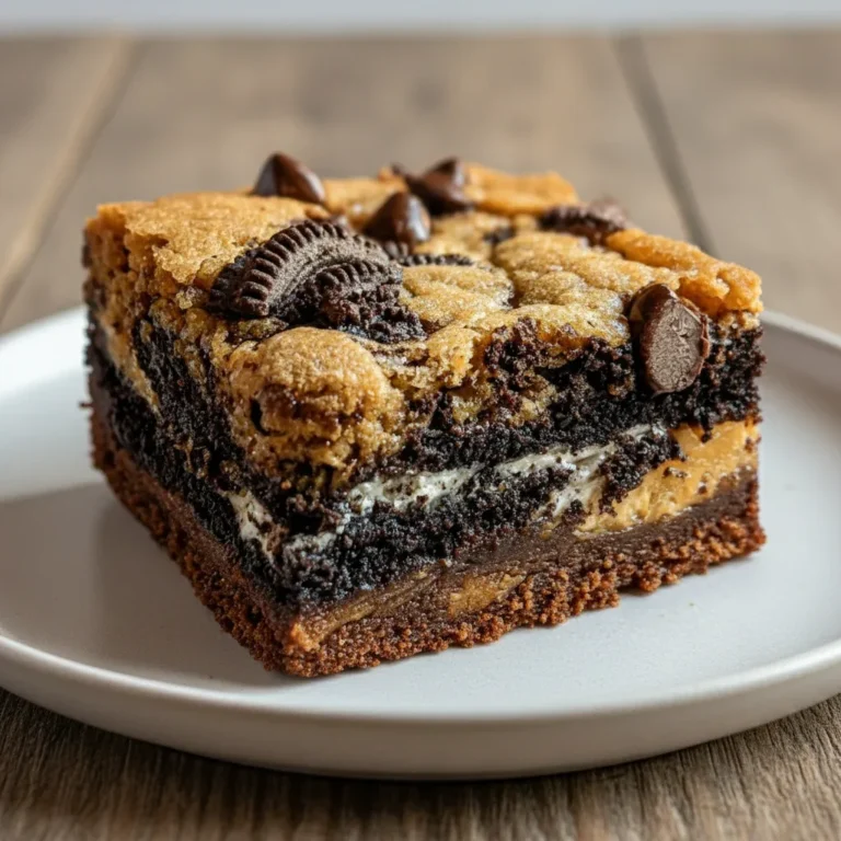 Mouthwatering Slutty Brownies with Oreo Filling