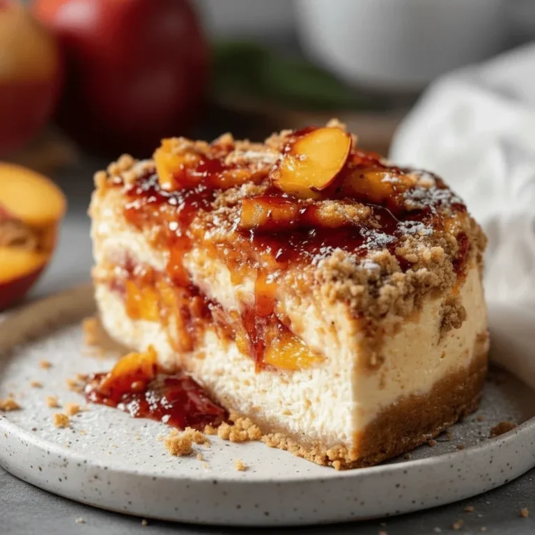 Peach Cobbler Cheesecake: A Southern-Inspired Dessert