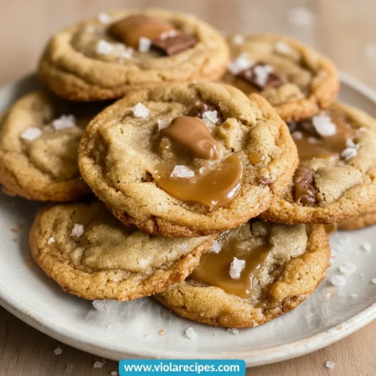 Salted Caramel Cookies Recipe – Sweet, Salty & Irresistible