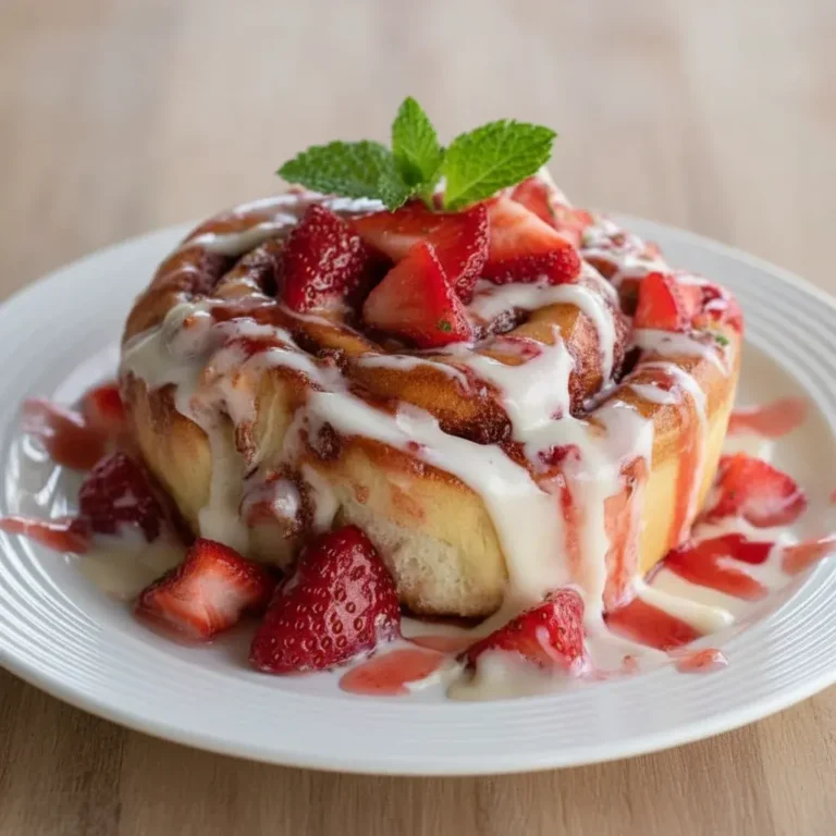 Strawberry Cheesecake Cinnabon Rolls – A Dreamy Mashup