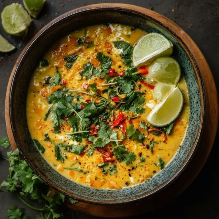 Thai Coconut Red Lentil Soup Recipe