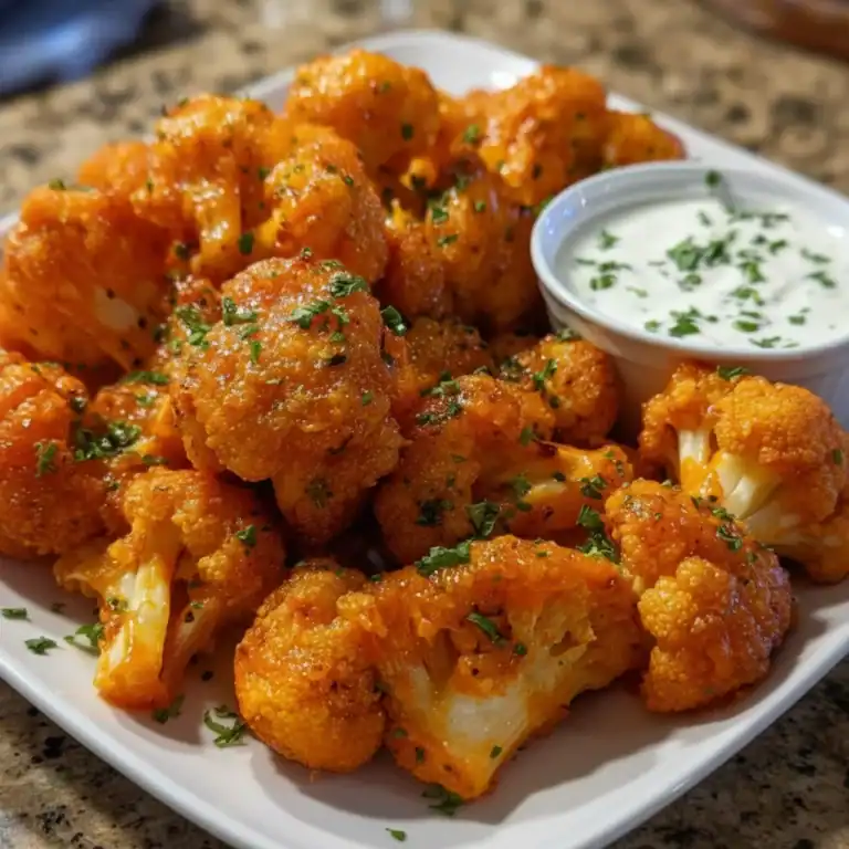 Buffalo Cauliflower Bites Recipe Crispy Game Day Snack