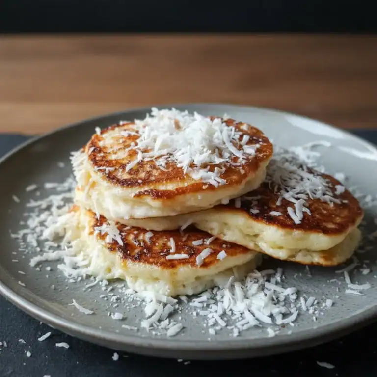 Coconut Cream Pancakes Recipe Tropical Breakfast