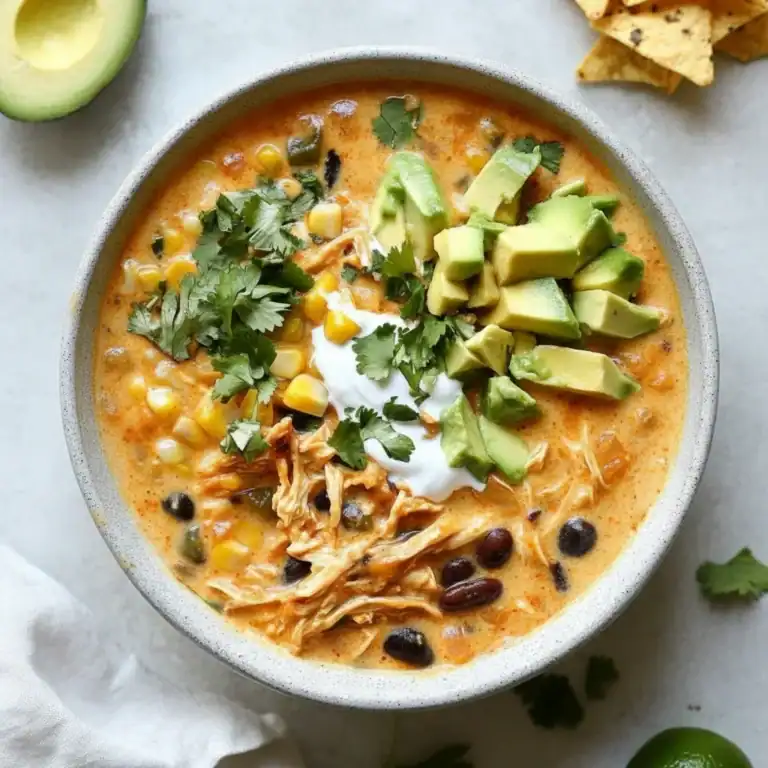 Creamy Chicken Enchilada Soup Recipe
