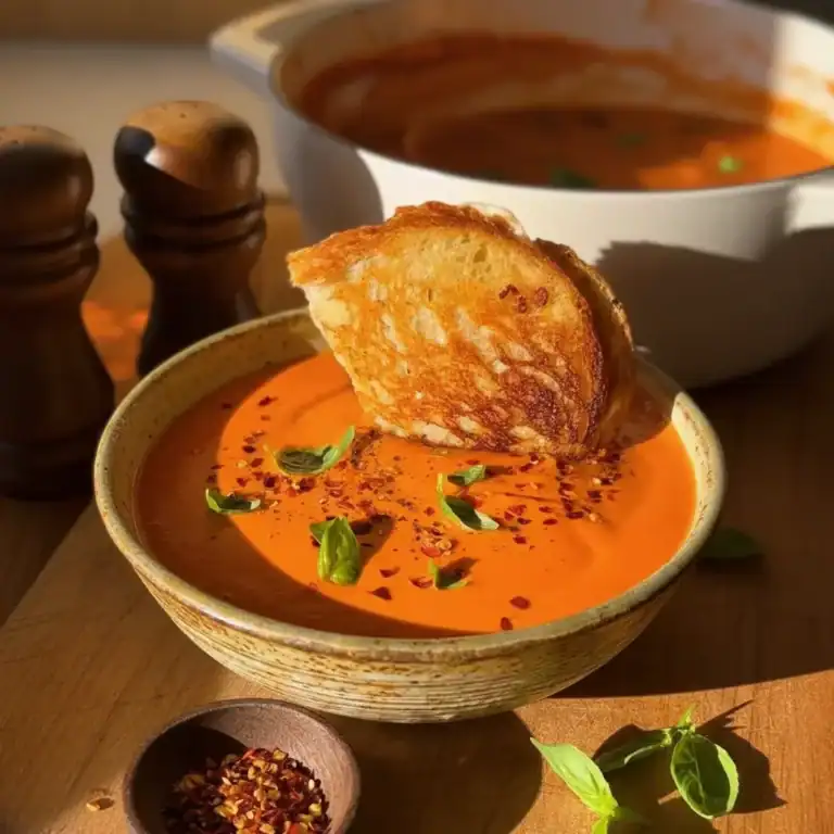 Creamy Tomato Soup With Canned Tomatoes