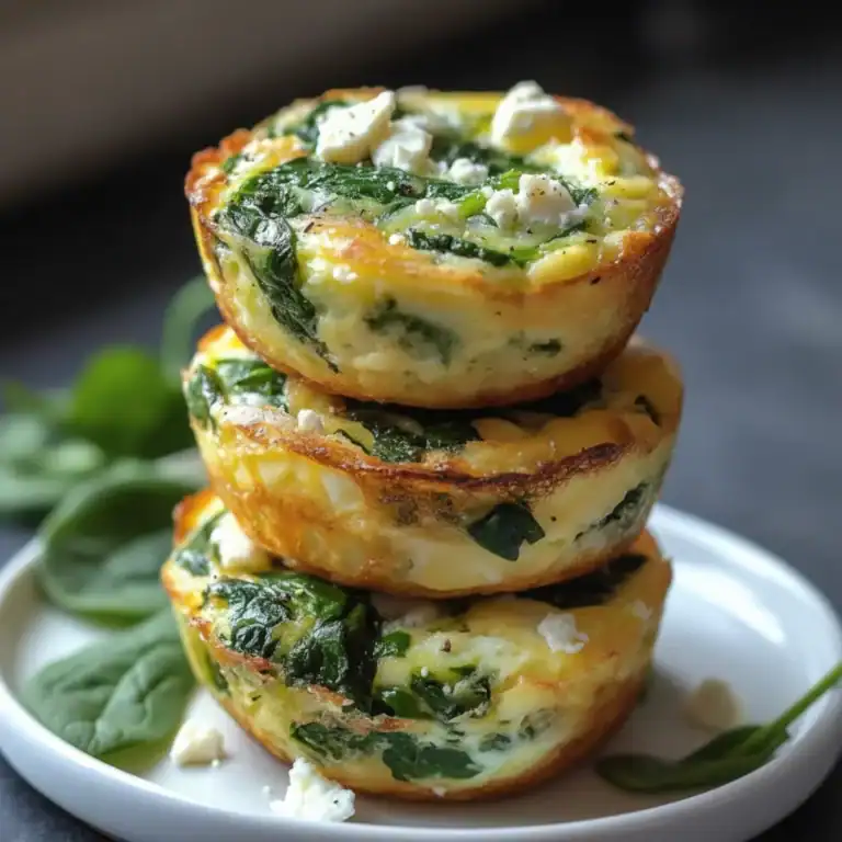 Egg Muffins With Spinach And Feta Recipe Breakfast Prep