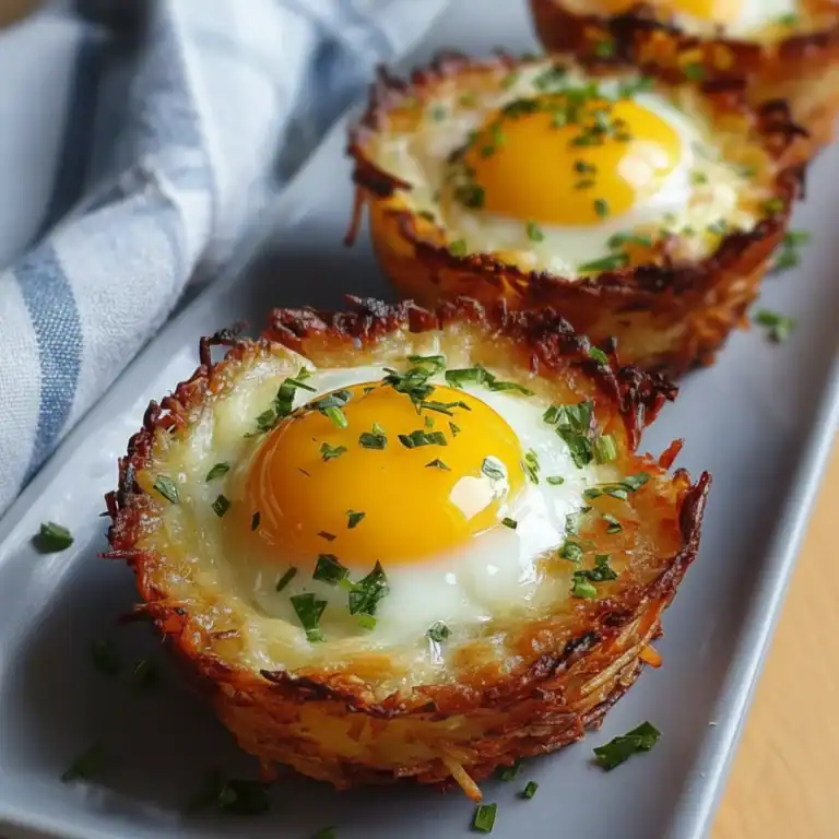 Eggs In Hash Brown Baskets Recipe Fun Morning Meal