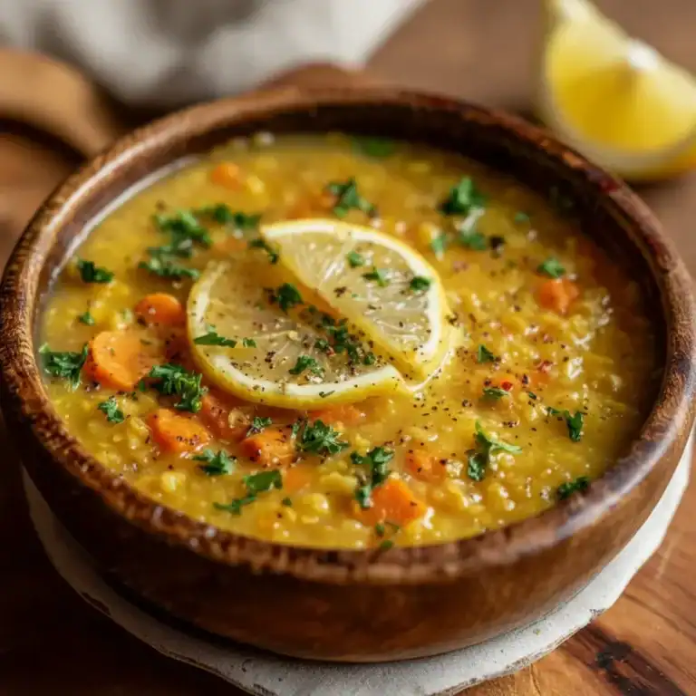 Golden Lemon Lentil Soup: Anti-Inflammatory