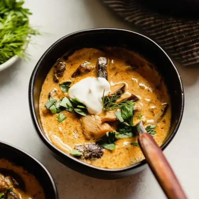 Hungarian Mushroom Soup: Creamy & Savory
