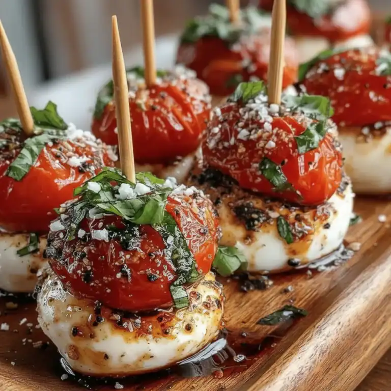 Mini Caprese Bites Recipe Easy Fresh Appetizer