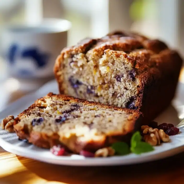 Banana Bread Recipe | Moist Loaf