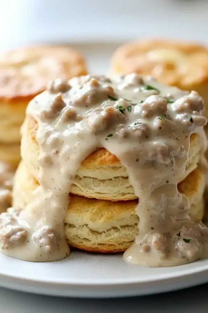 Buttery Biscuits & Gravy Recipe