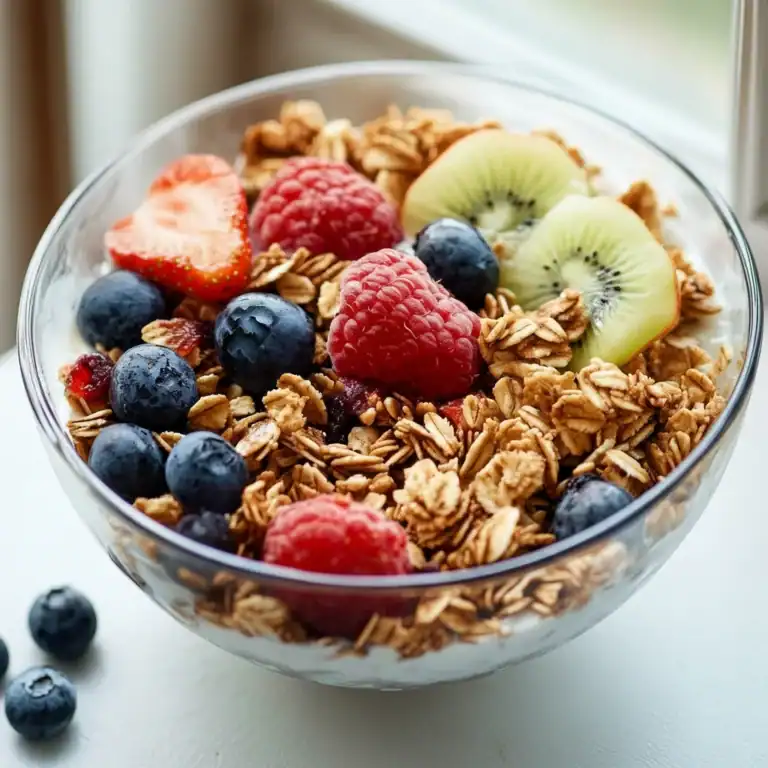 Granola With Fresh Fruit Recipe