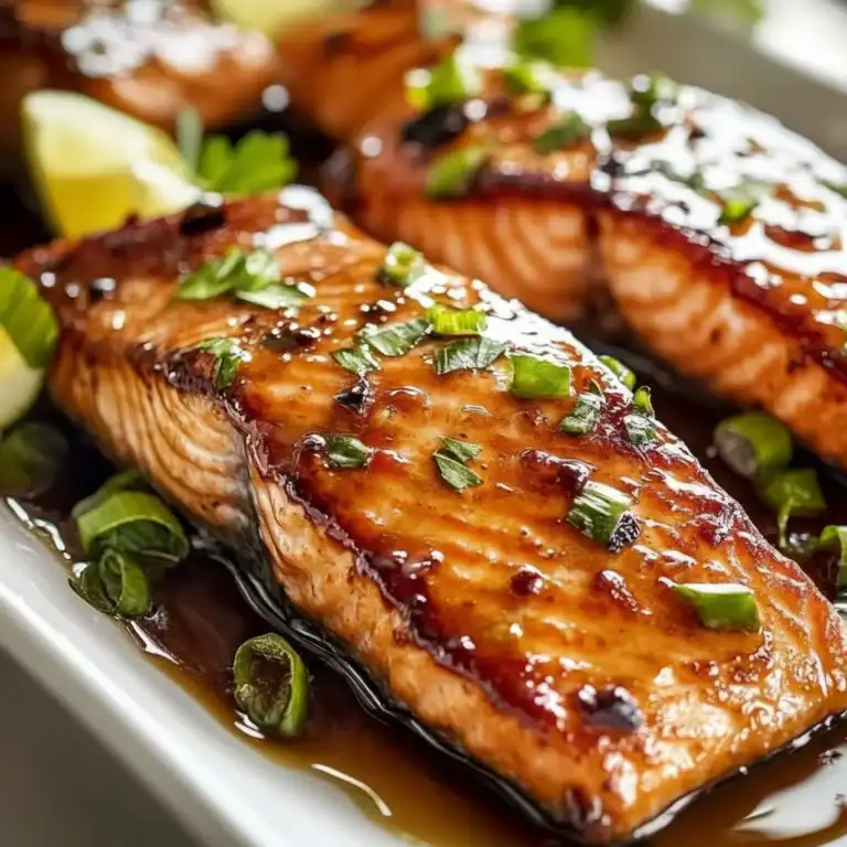 Honey Garlic Salmon Fillet Recipe