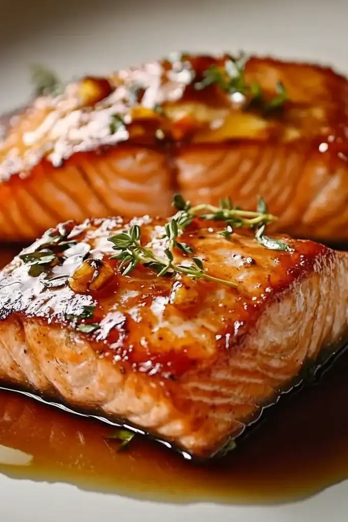 Honey Glazed Baked Salmon