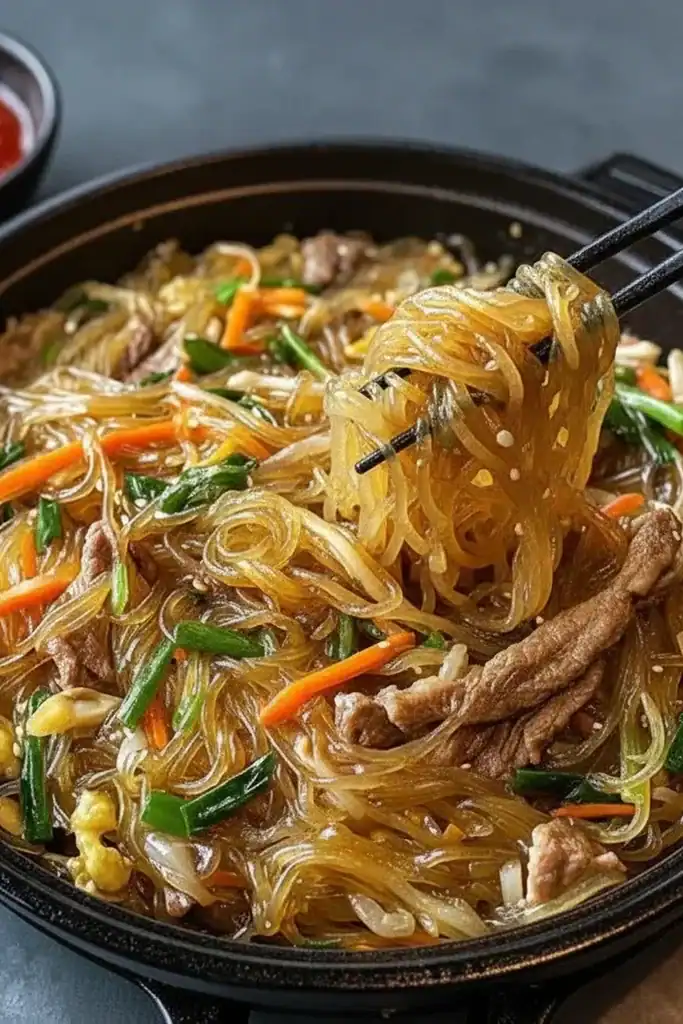 Japchae Sweet Potato Noodle Recipe