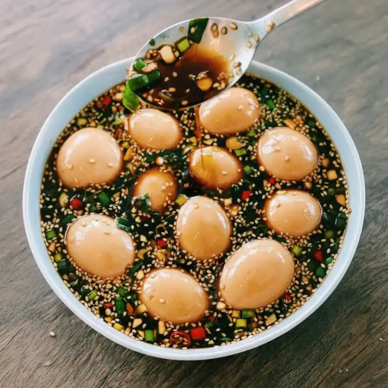 Korean Marinated Eggs Recipe - Savory Mayak Gyeran