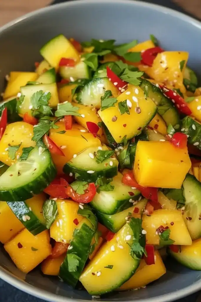 Mango Cucumber Salad Recipe