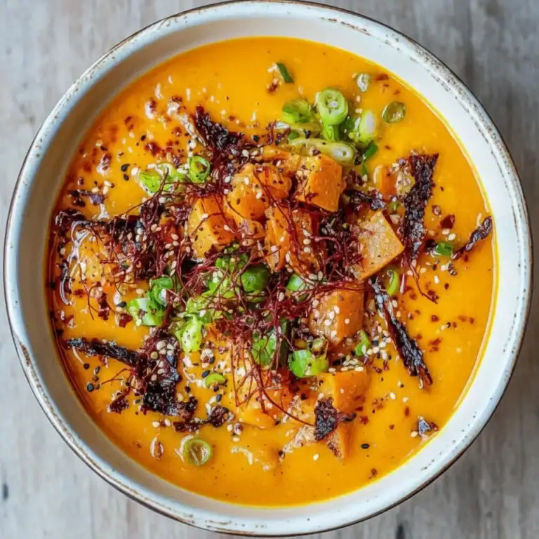 Miso Carrot Soup Recipe – Creamy Vegan Comfort Bowl