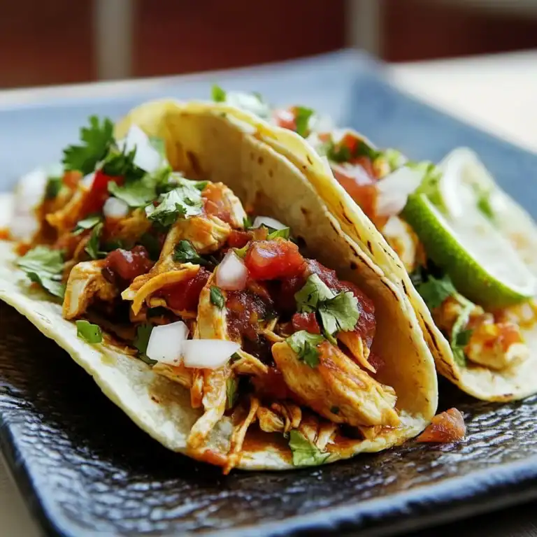 Spicy Chicken Tacos | Mexican Night