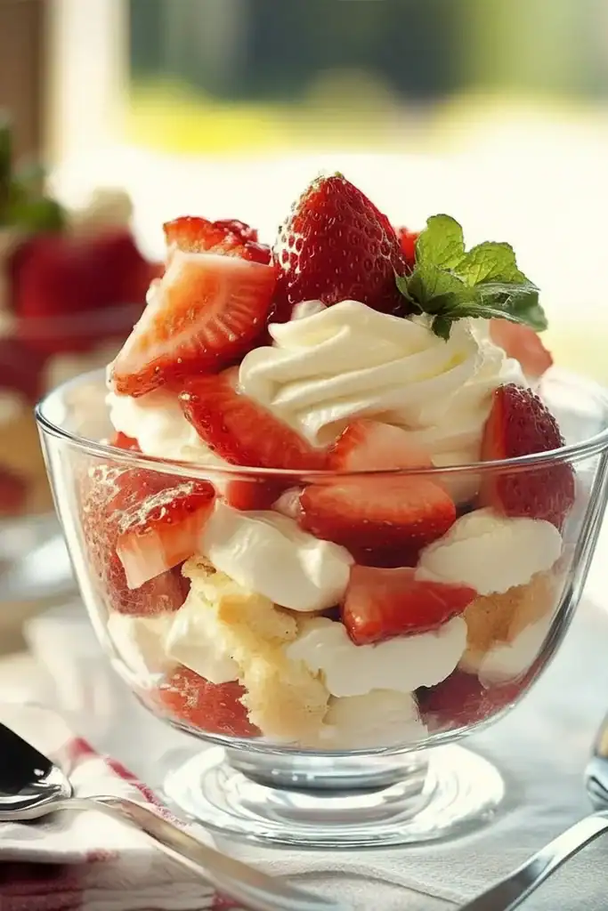 Strawberry Shortcake Trifles Recipe