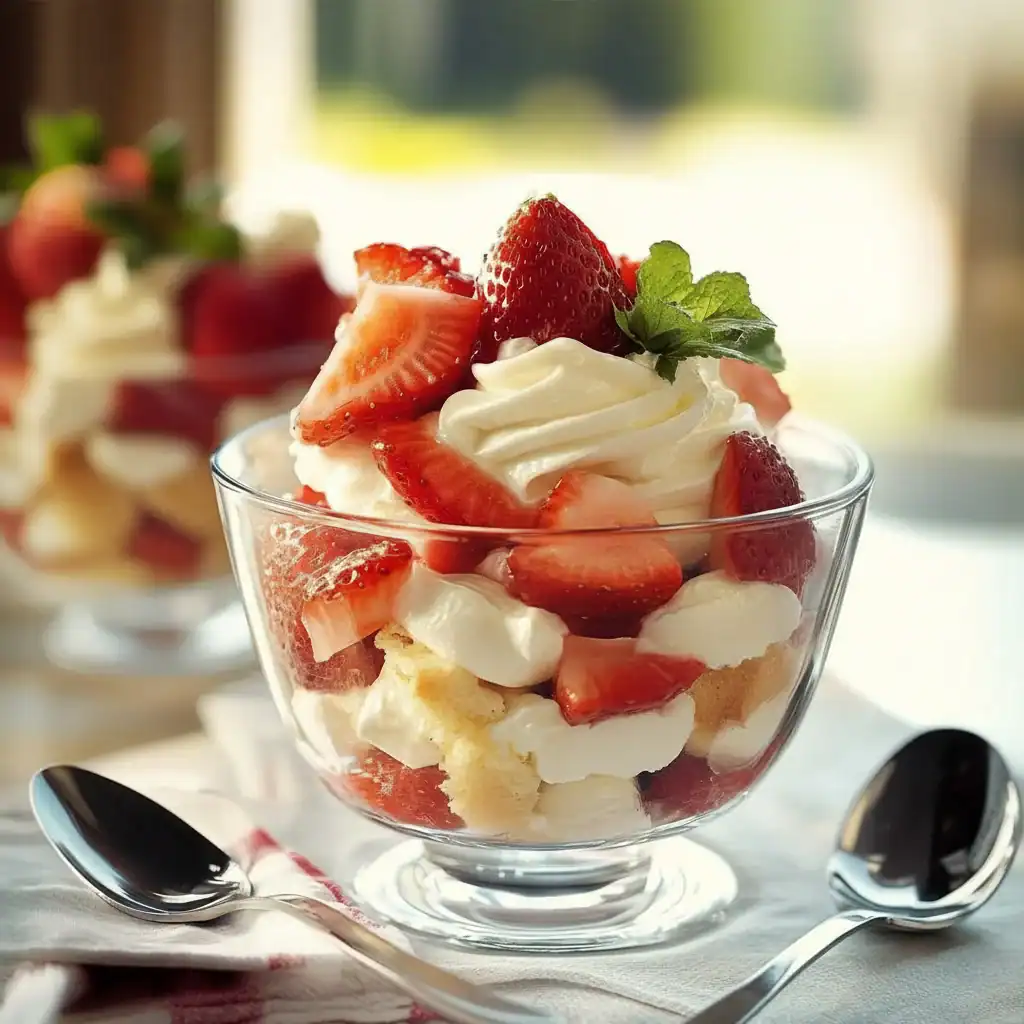 Strawberry Shortcake Trifles Recipe