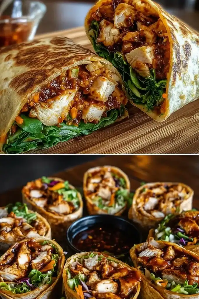 Sweet Chili Chicken Wraps Recipe