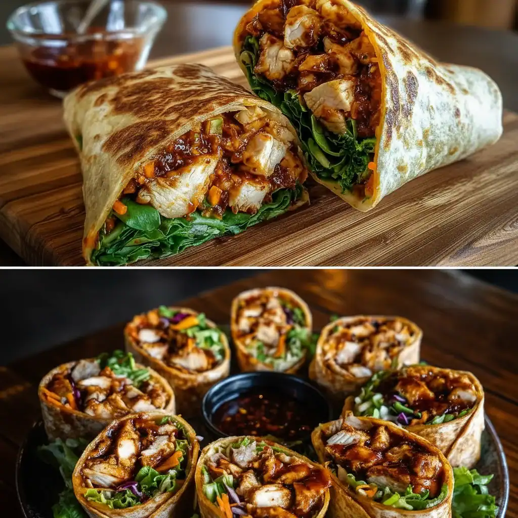 Sweet Chili Chicken Wraps Recipe - Bold and Customizable