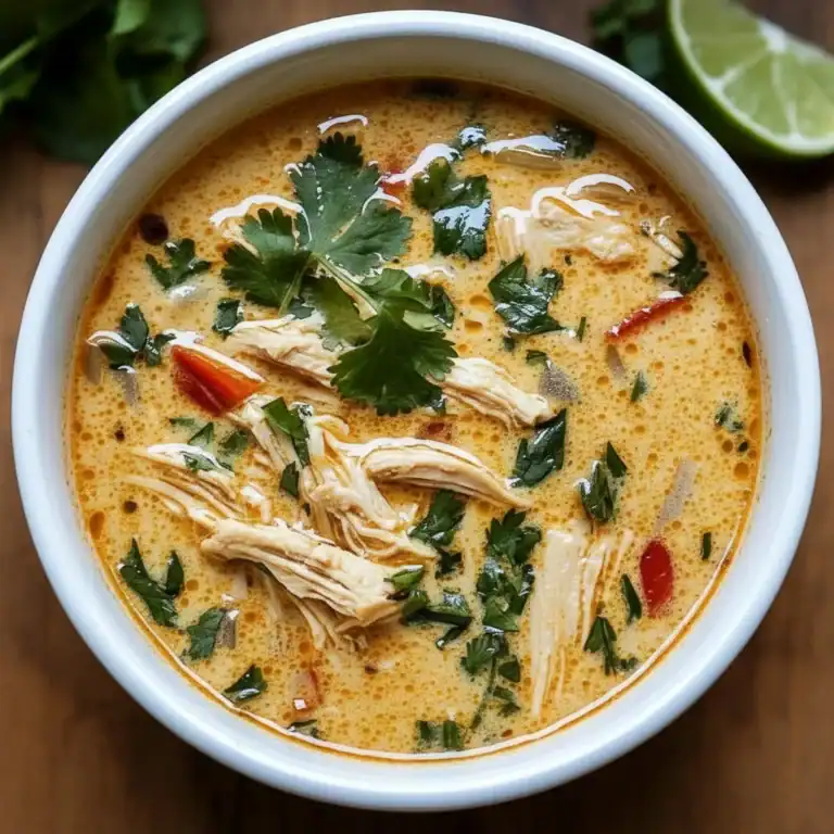 Thai Coconut Chicken Soup Recipe – Aromatic Slow Cooker Bowl