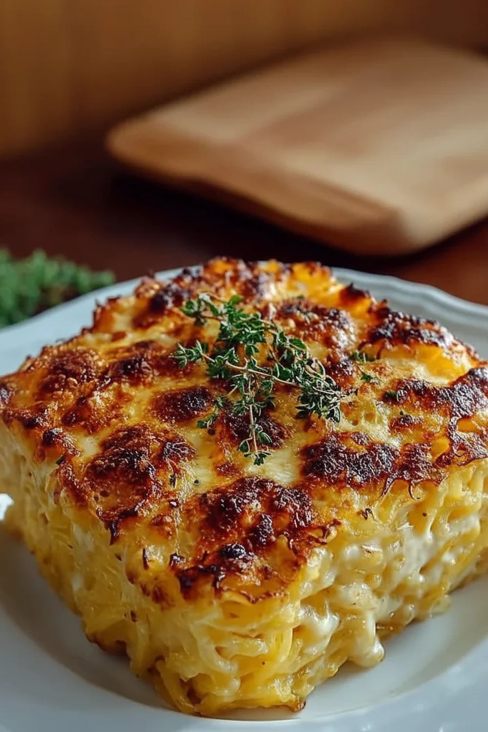 Spaghetti Squash Au Gratin