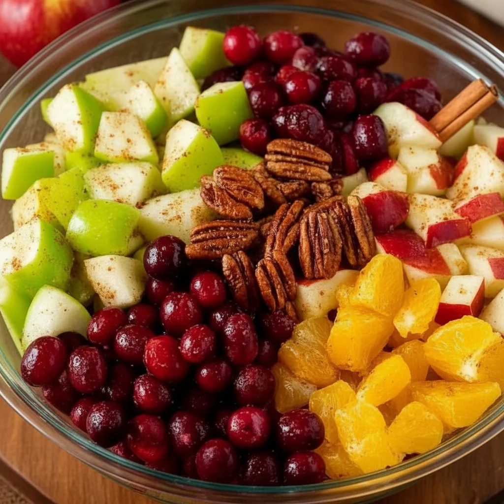 Crisp Apple Fruit Salad Spice Dressing