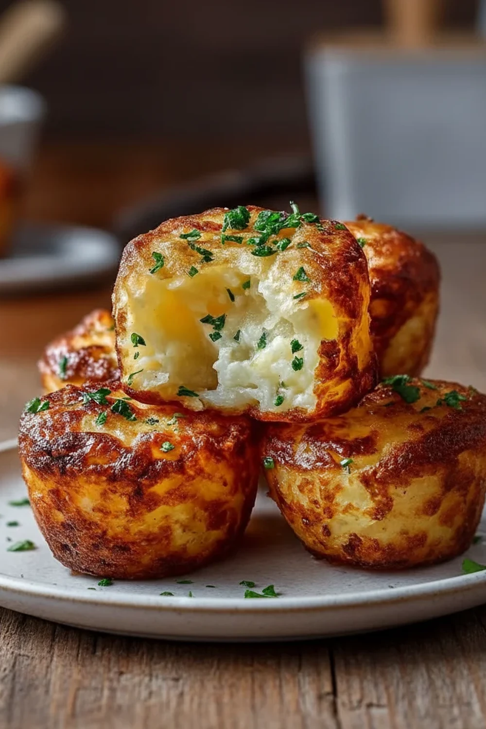 Mashed Potato Cheese Puffs