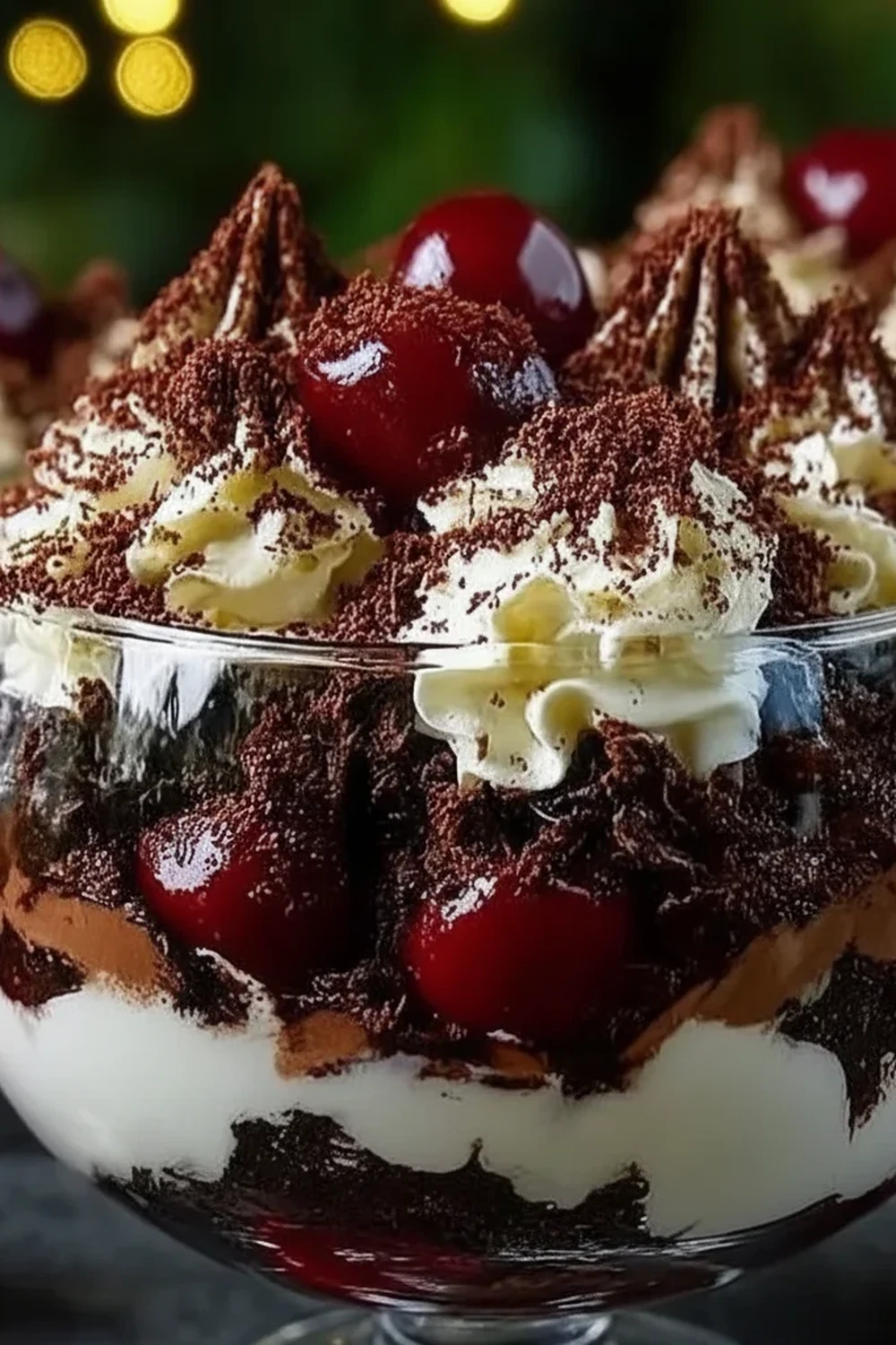 Christmas Black Forest Trifle
