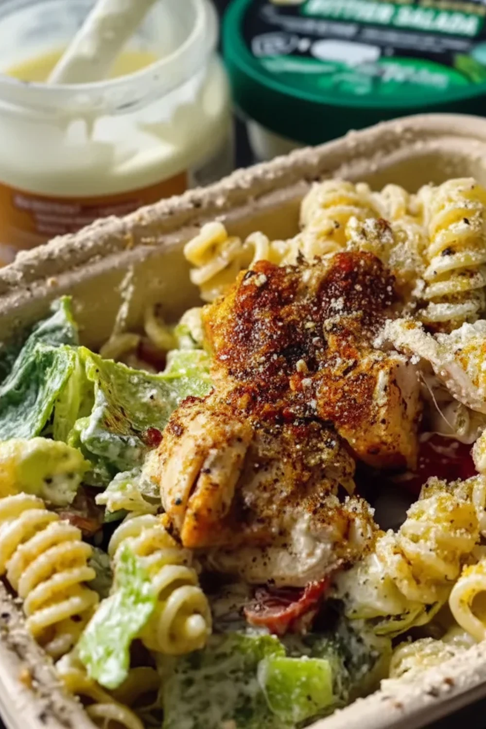 Chicken Caesar Pasta Salad