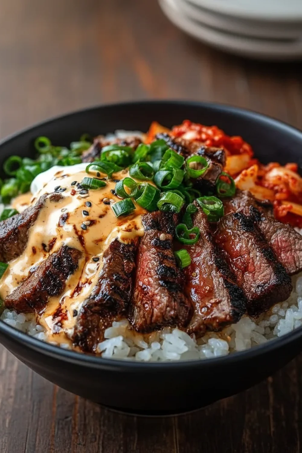 Korean BBQ Steak Rice Bowls