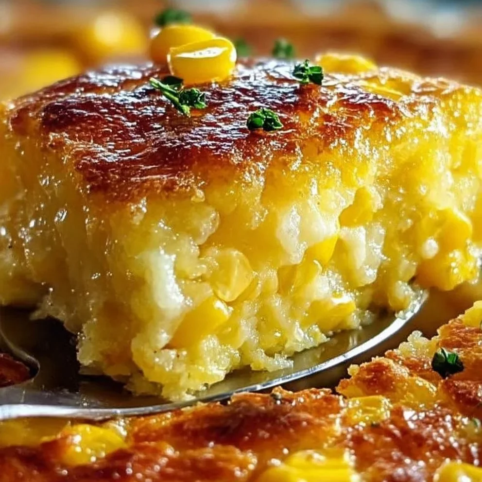 Sweet and Savory Corn Pudding Casserole