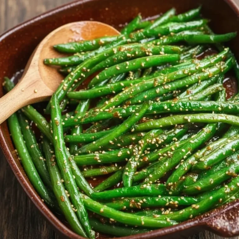 Umami Rich Miso Green Beans
